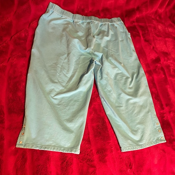 Quacker Factory Capris Rhinestone Details - Picture 5 of 6